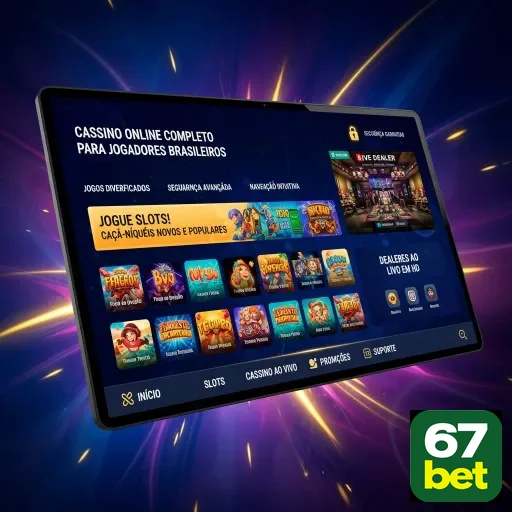 Ilustração de Diversão com Jogos de Slots